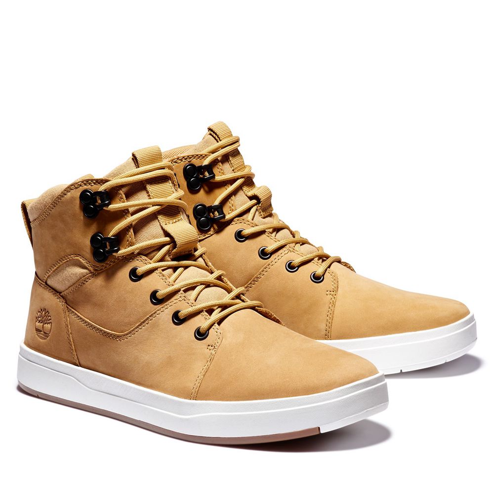 Botas de Seguridad Timberland Hombre Davis Square Marrones - Chile VIN-069182